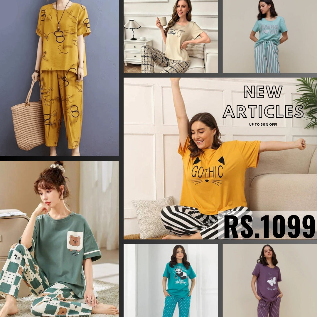 Soft Cotton PJ Suits
