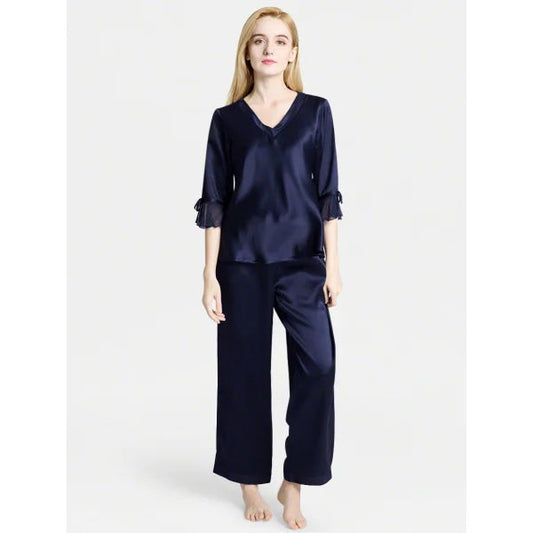SILK NETRIBBON - NAVYBLUE