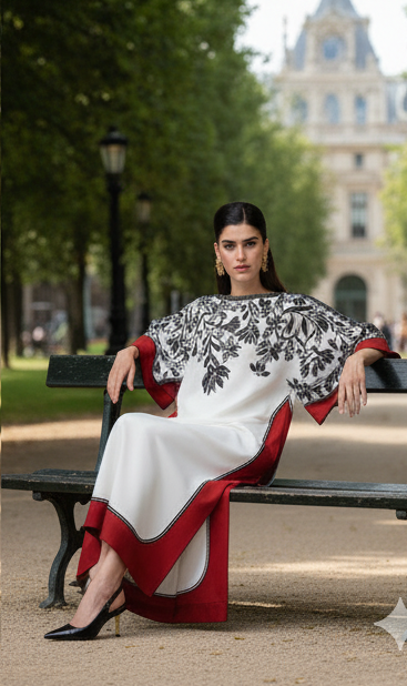 3 PC LONG LENGHT TRENDY ARTICAL Red